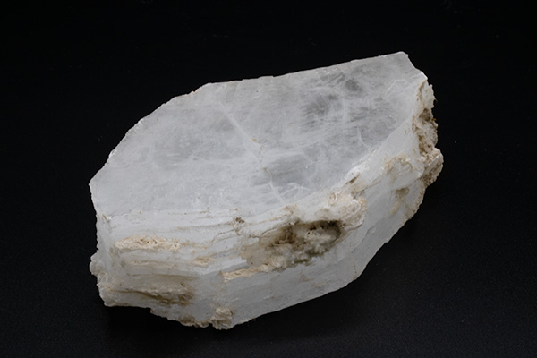 Selenite Heart Stone with Coral Edges