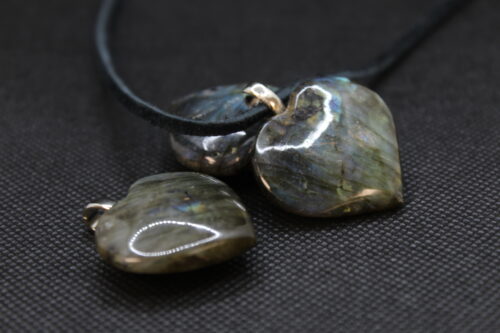 Labradorite Heart Pendent