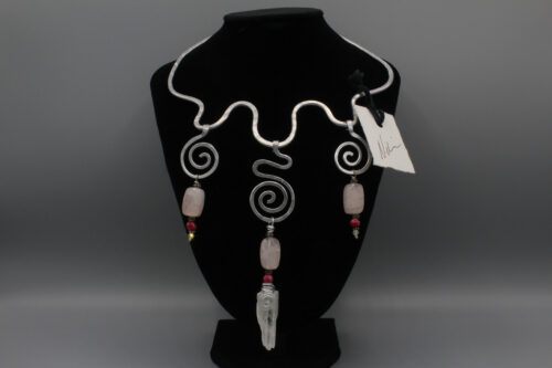 Pink Glacier Neck Cuff