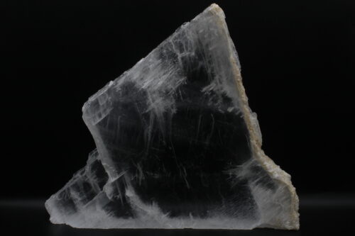 Selenite Stand Up with Coral Edge 12 x 1.5 x 10.25